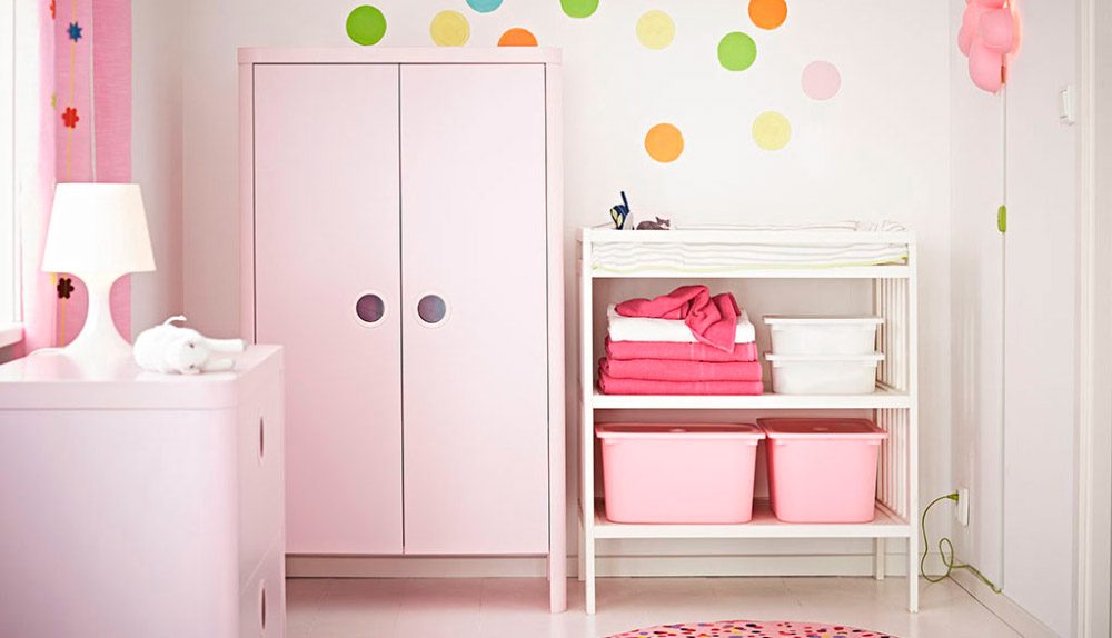 Color rosa para una habitación de niña