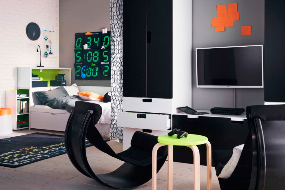 Habitación Ikea para amantes de los videojuegos