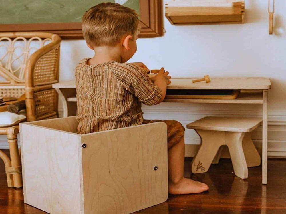 El escritorio Montessori infantil
