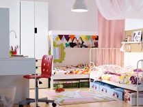Habitación infantil compartida con camas individuales