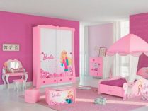 Habitación para niñas de Barbie